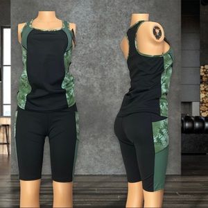 Women's Yoga, Workout, Gym, Running, Jogging  top & shorts set.